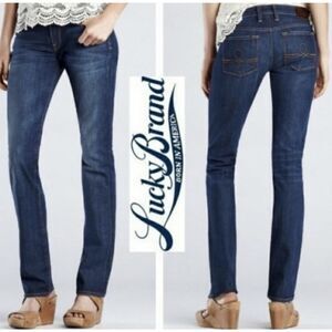 LUCKY BRAND Sofia Straight Leg Size 4/27 Long